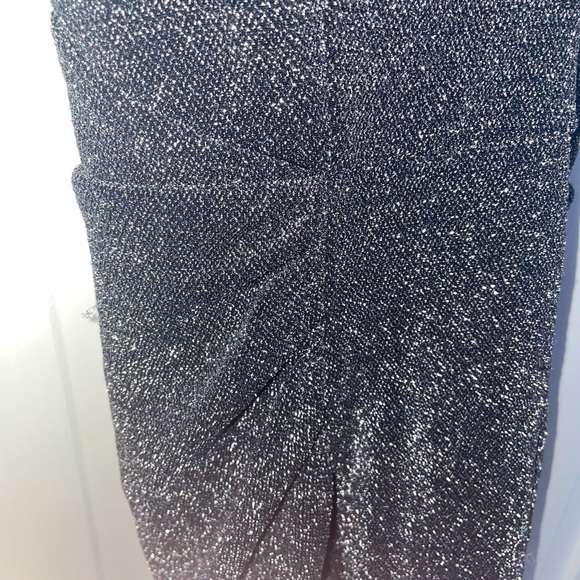 Sparkly Black Mini Dress - Picture 3 of 5